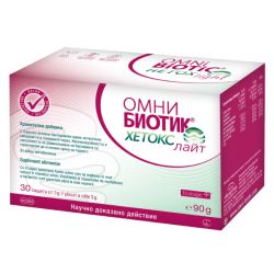 Omni Biotic Hetox Light, 30 plicuri, Institut Allergosan