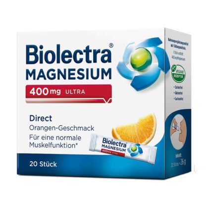 Biolectra Magnesium 400 mg Ultra, 20 plicuri, Hermes Arzneimittel